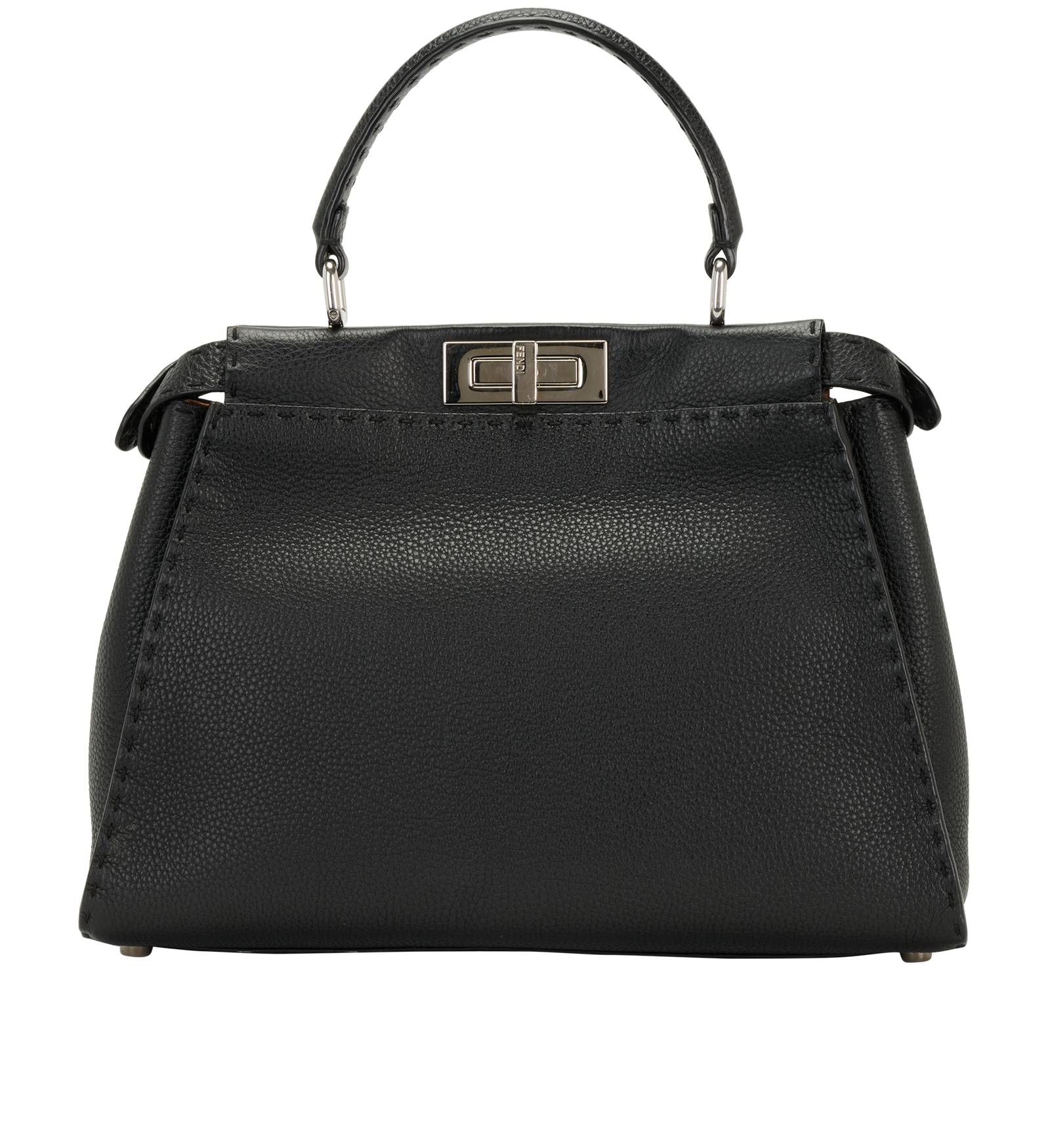 Medium Peekaboo Selleria, &pound;1,100, Handbags, Black, Leather, Back view